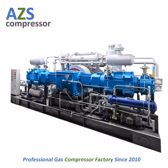 Compresor de pistón hidráulico de gas natural de venta caliente para estación de servicio de GNC