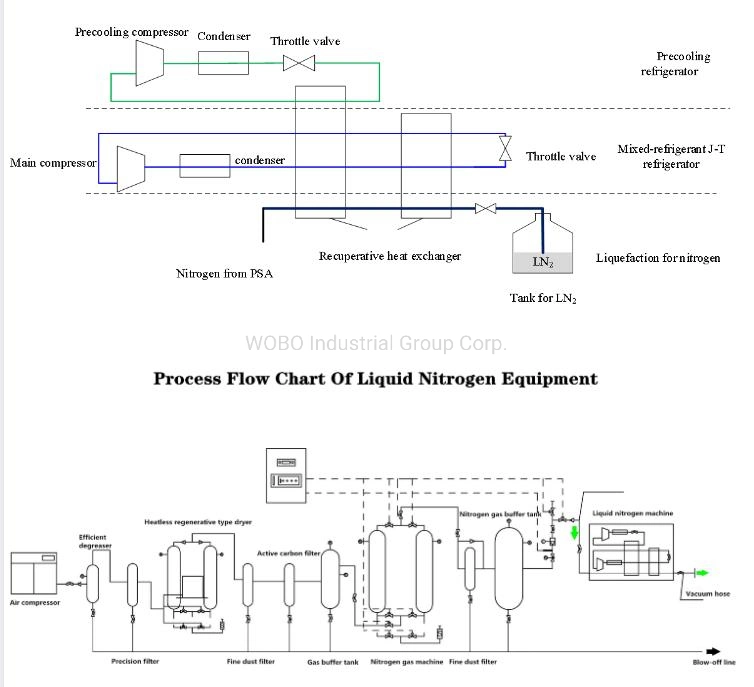 20L Per Day Ln2 Plant Psa Small Liquid Nitrogen Generator with Dewar 50%off